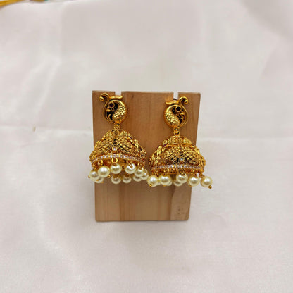 ✨ Double Layer Lakshmi Temple Necklace Set | Premium Antique Finish