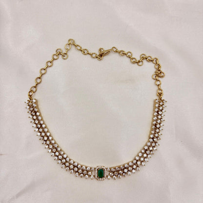 ✨ Emerald Classic AD Choker Set | Premium Finish