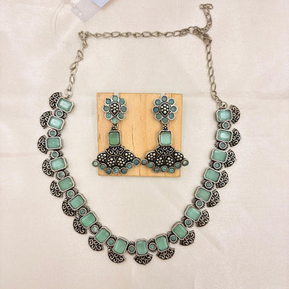 Gold Plated Lakshmi Temple Necklace Set with Ruby, Green & White Stones