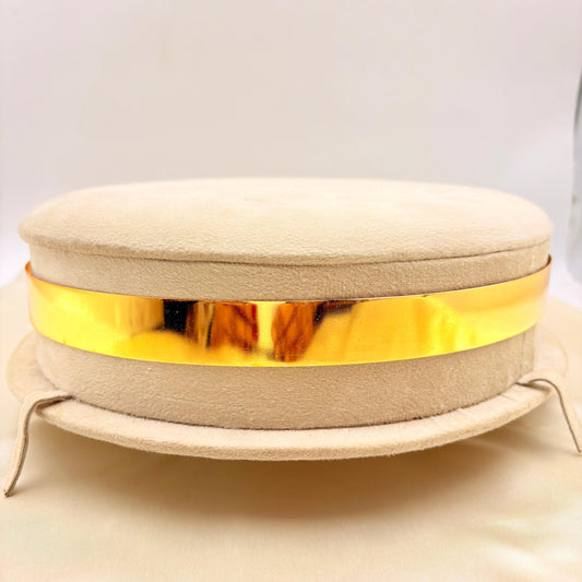 Classic Plain Gold Finish Vaddanam – Minimal Bridal Waist Belt