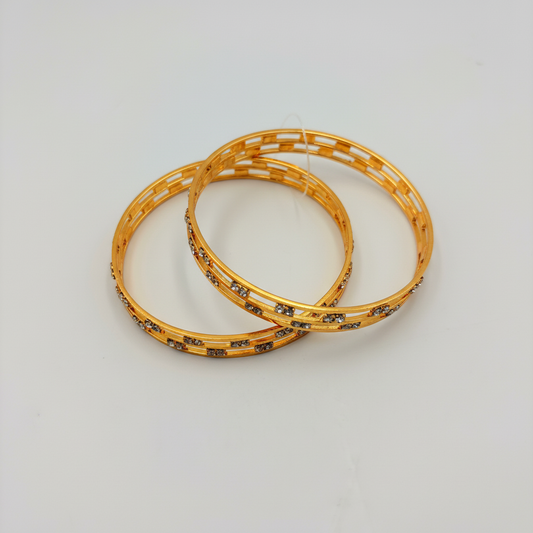 ✨ Elegant Double-Line CZ Bangles – Minimal & Timeless Design